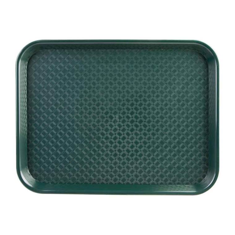 Dienblad Olympia 41,5 x 31 см Polypropyleen Stapelbaar Groen 
