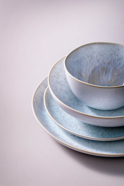 Palmer Schaal Light Blue Sea 15 cm 85 cl Stoneware Wit