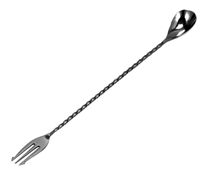 bar-professional-barlepel-met-vork-30-cm-roestvrijstaal-zwart_