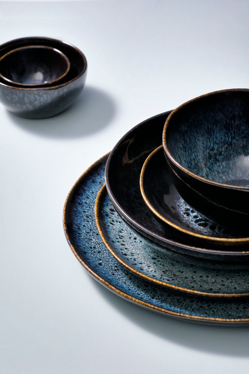 Palmer Schaal Eccentric 7.5 cm 10 cl Stoneware Blauw