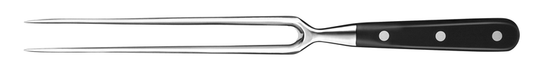richardson-sheffield-vleesvork-sabatier-trompette-18-cm-18-8-zwart-zilver-1-stuk_