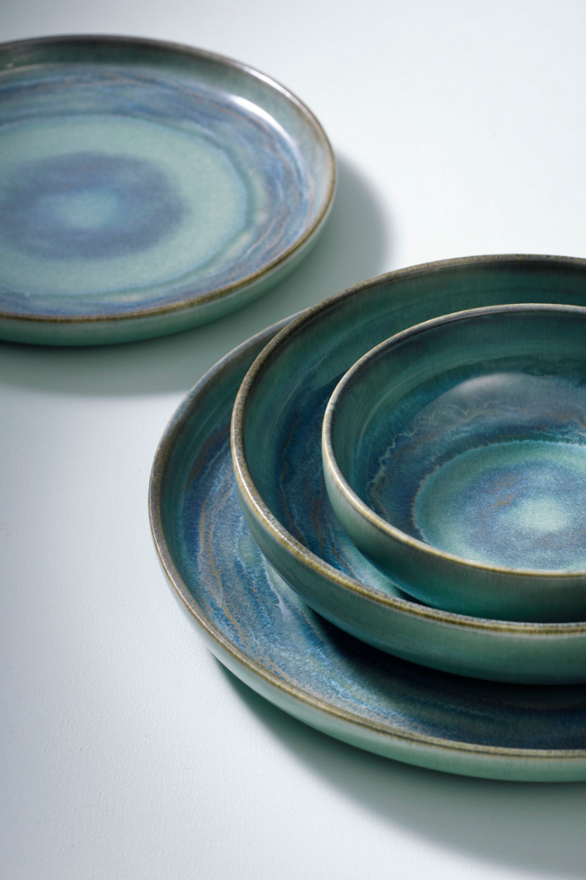 Palmer plate deep Miami 22 cm Stoneware Green