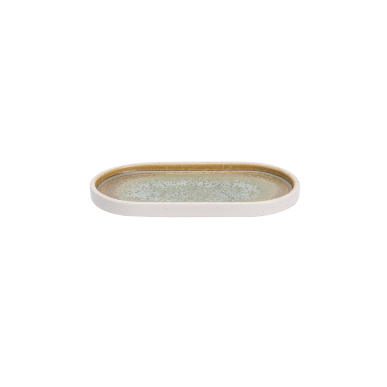 Palmer plate Coco 20.5 x 11.5 cm Porcelain Green