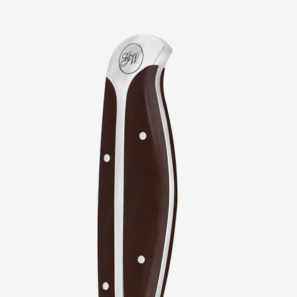 Gunter Wilhelm Thunder Santoku Knife, 7 Inch | Dark Brown ABS Handle SKU: 30-315-0407