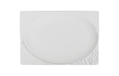 Rectangular Oval Plate 067 0016 10 5/8 x 7 in (27 x 18 cm)