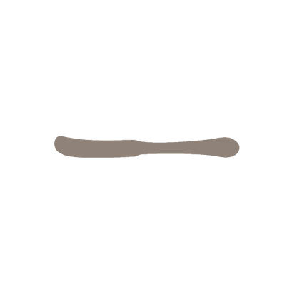 Butter Knife | Solid Handle | Mirror Finish: C5066 