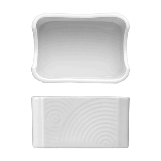 Sugar Packet Holder | Catalog Number: 048 0196 | Dimensions: 3.75 x 2.75 x 2h in (9.5 x 7 x 5h cm)
