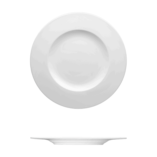 Round Plate Catalog Number: 051 0020 | Dimensions: 9 1/2 in (24 cm)